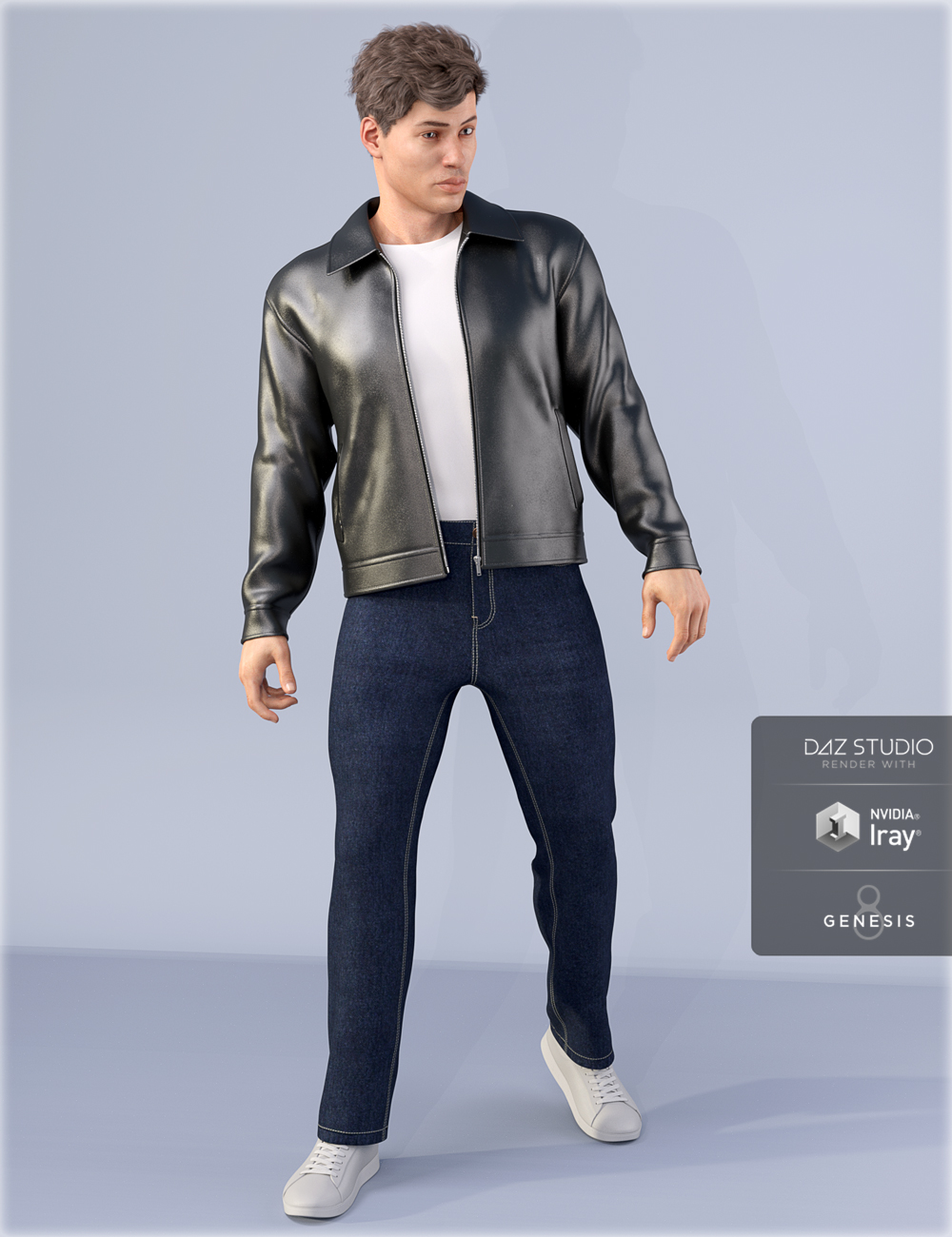 dforce hnc leather jacket outfit for genesis 8 males 00 main daz3d 1707938978