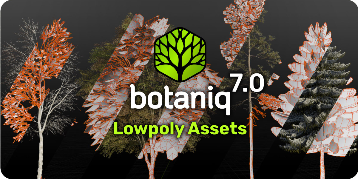 Botaniq v7.0.0 Full + Engon (Blender)