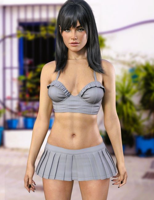 X Fashion Confident Skirt Outfit for Genesis 9 Repost