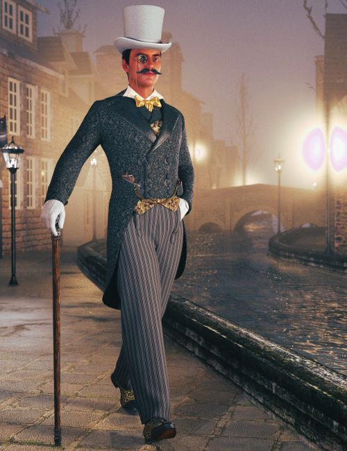 Victorian Gentleman s Evening Dress 1708698397