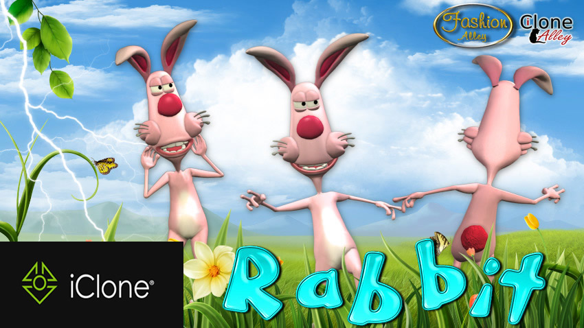 iClone Character Rabbit IAvatar CC3 CC4