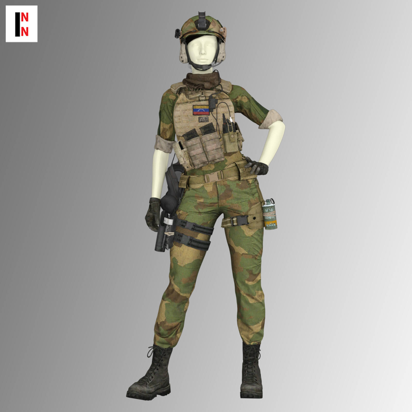 COD - Mara Forest Ops Outfit for Genesis 8 Female