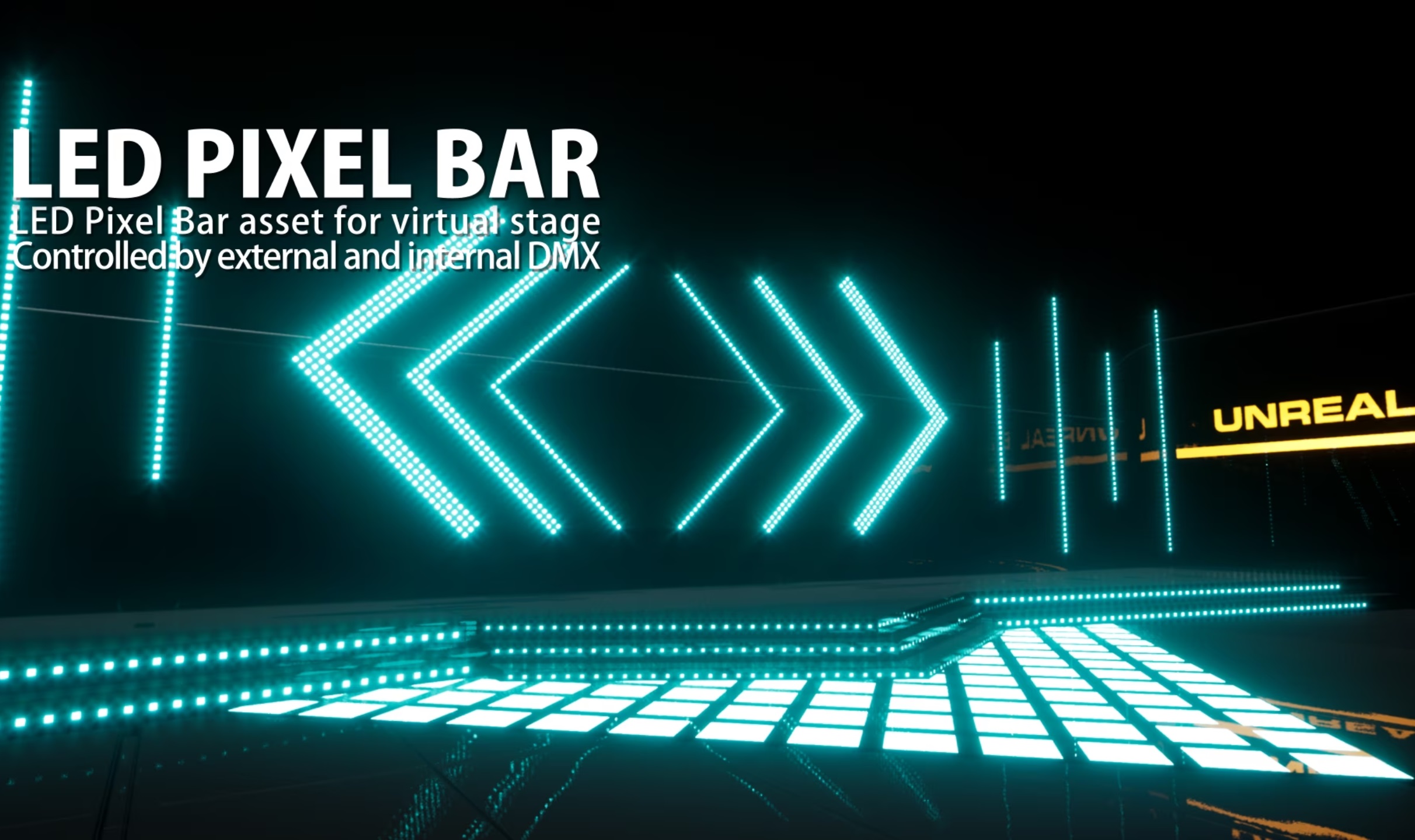 [ UE5 ] LED Pixel Bar and Animation Preset 5.0