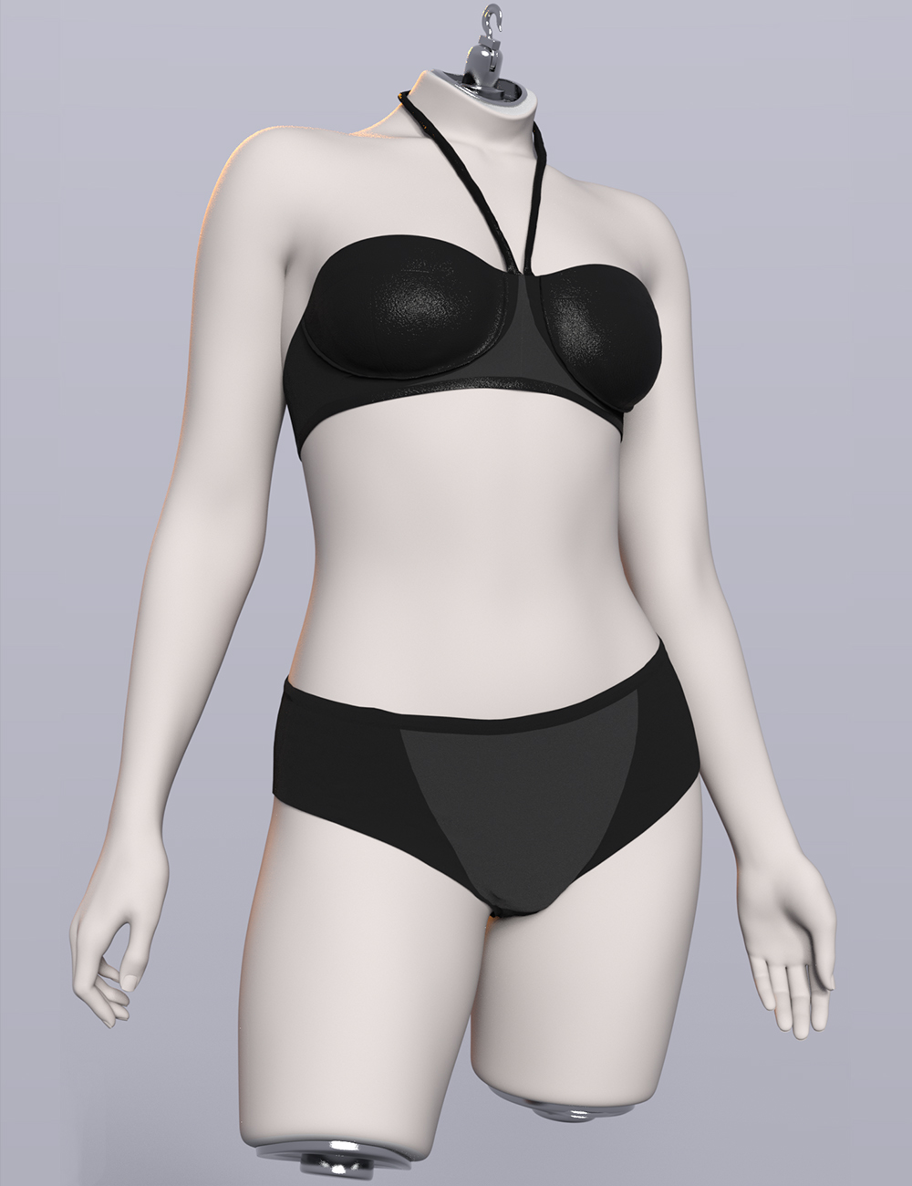 dForce Leather Bikini for Genesis 9, 8.1 and 8 Female