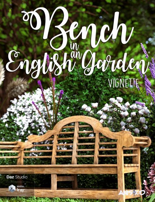 Bench in an English Garden 1709978405
