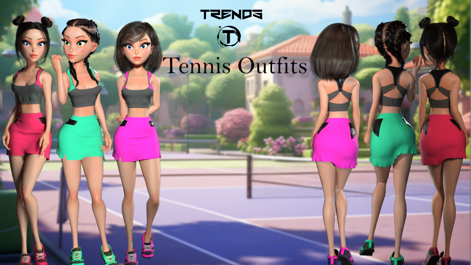 Yvonne's Tennis Outfits