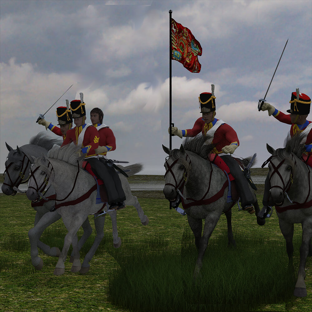 Scots Grays Napoleonic Brittish Cavalry 9 1710063851
