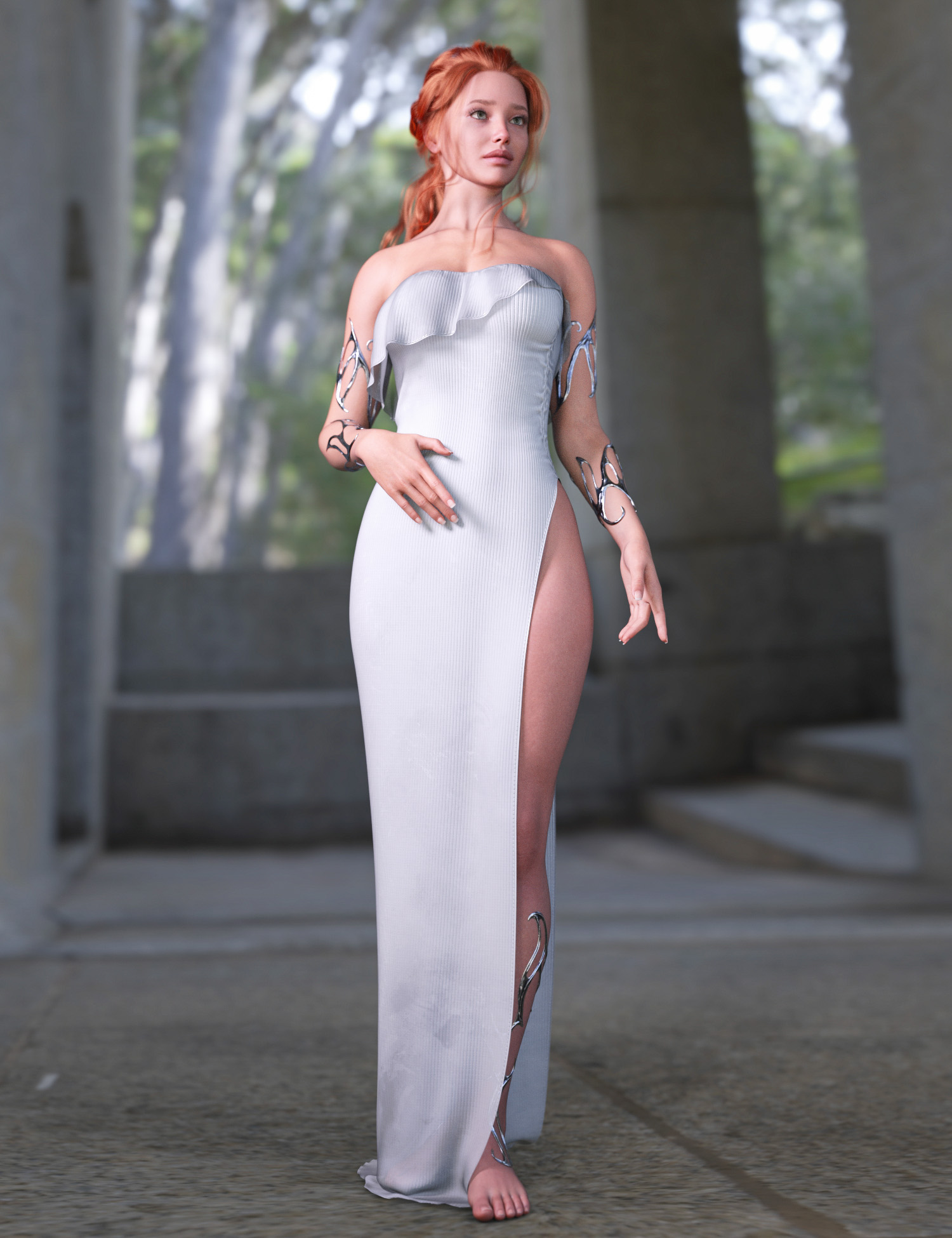 dForce Temporal Dress for Genesis 9