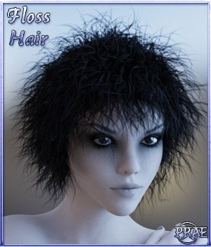 Prae-Floss Hair for G3/G8 Daz