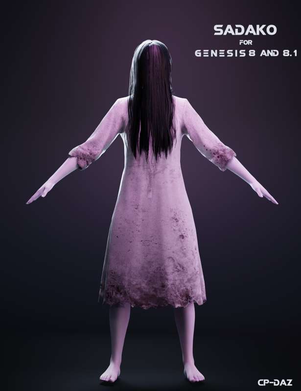 Sadako For Genesis 8 And 8.1 Female