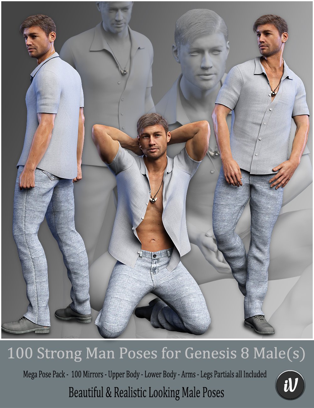 iv 100 stud poses for genesis 8 males 00 main daz3d 1 1711207186