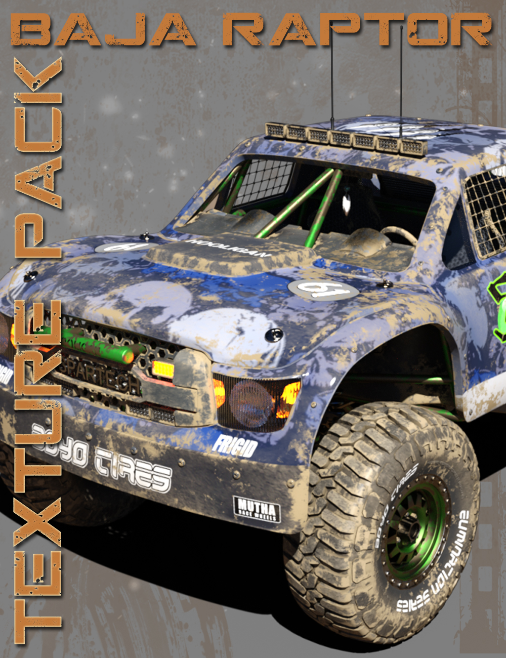 00 main baha raptor rally truck texture pack daz3d 1711287908