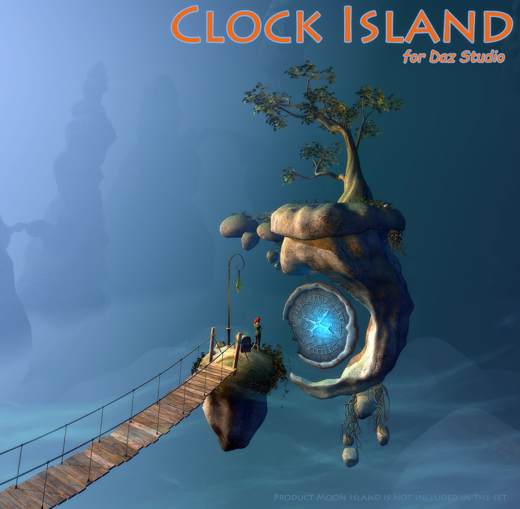 Clock Island for Daz Studio