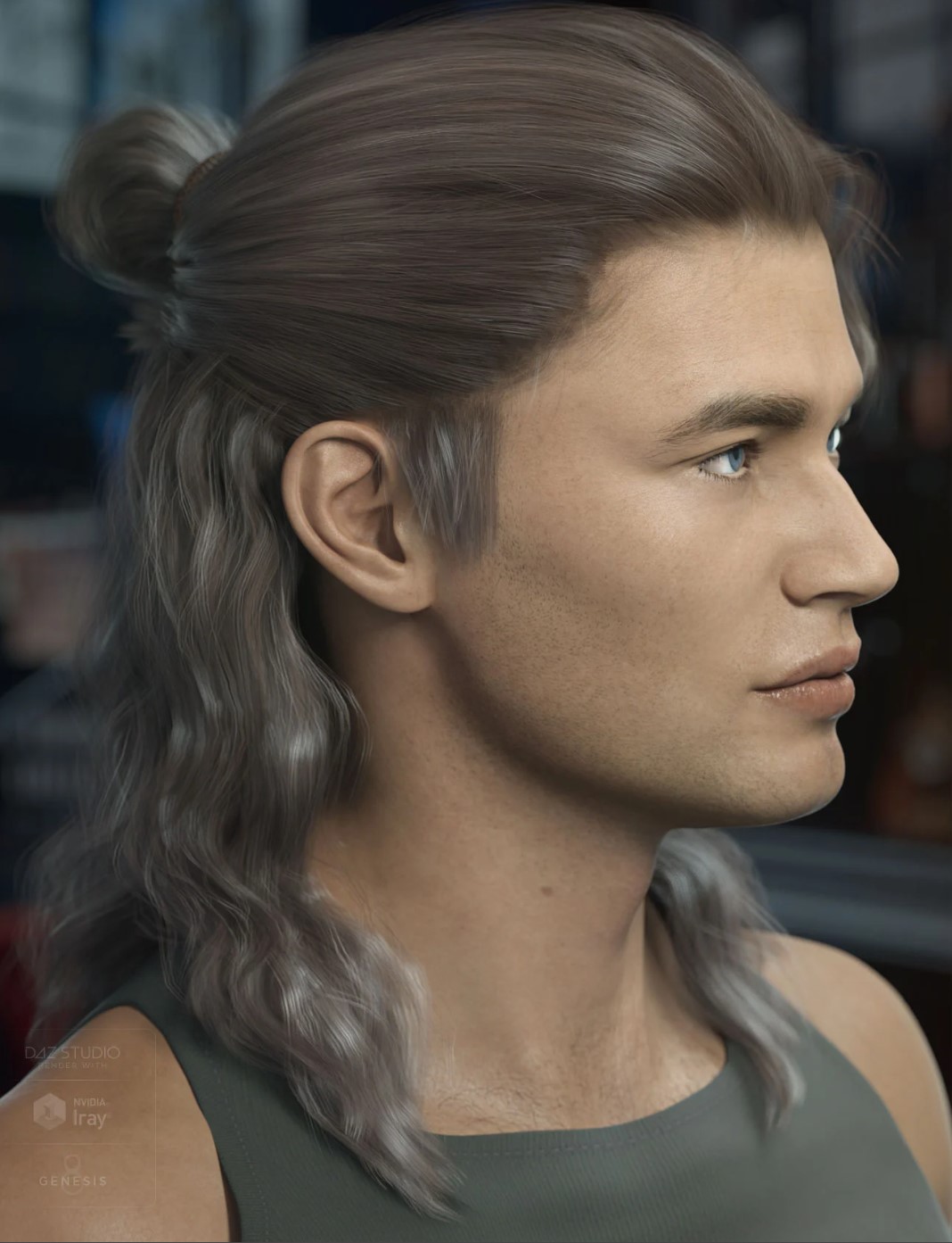 Briggs Hair For Genesis 8 Male And Females