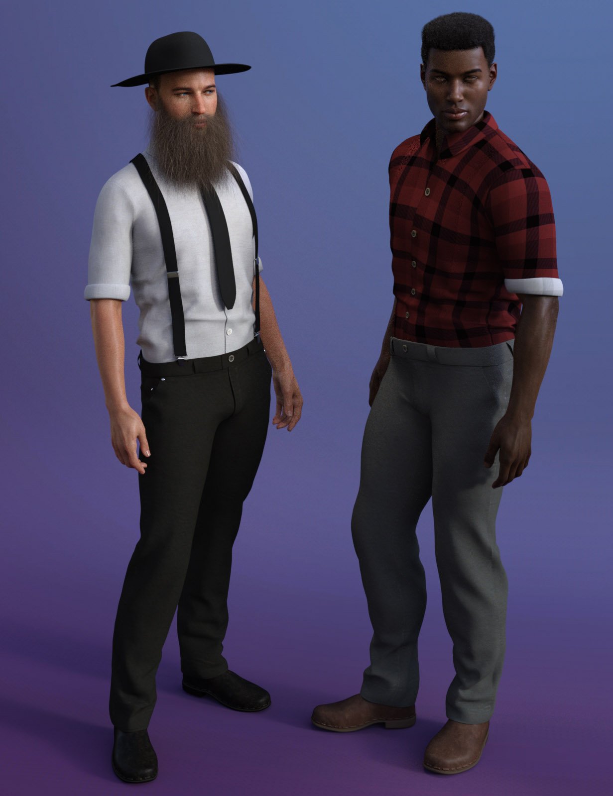 Bluegrass Clothes for Genesis 8 Male(s)