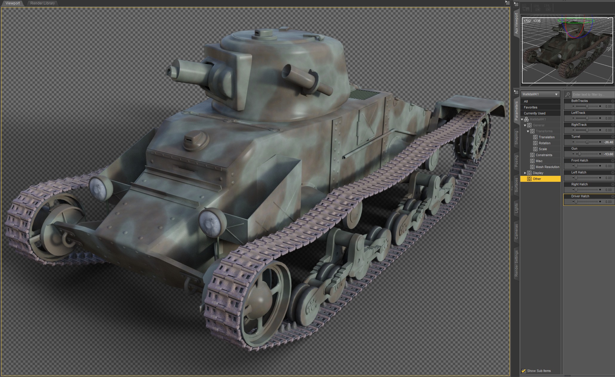 A11 Matilda MK1 Infantry Tank 1711545762