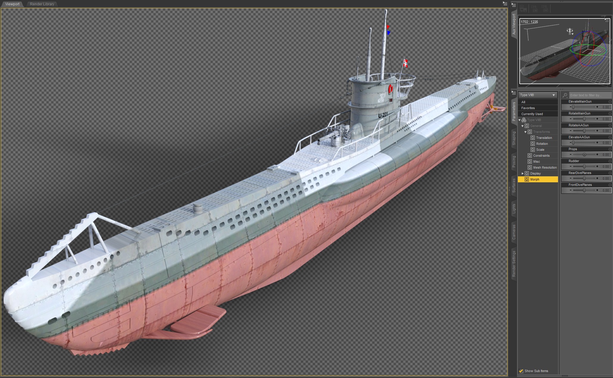 UBoat Type VII B