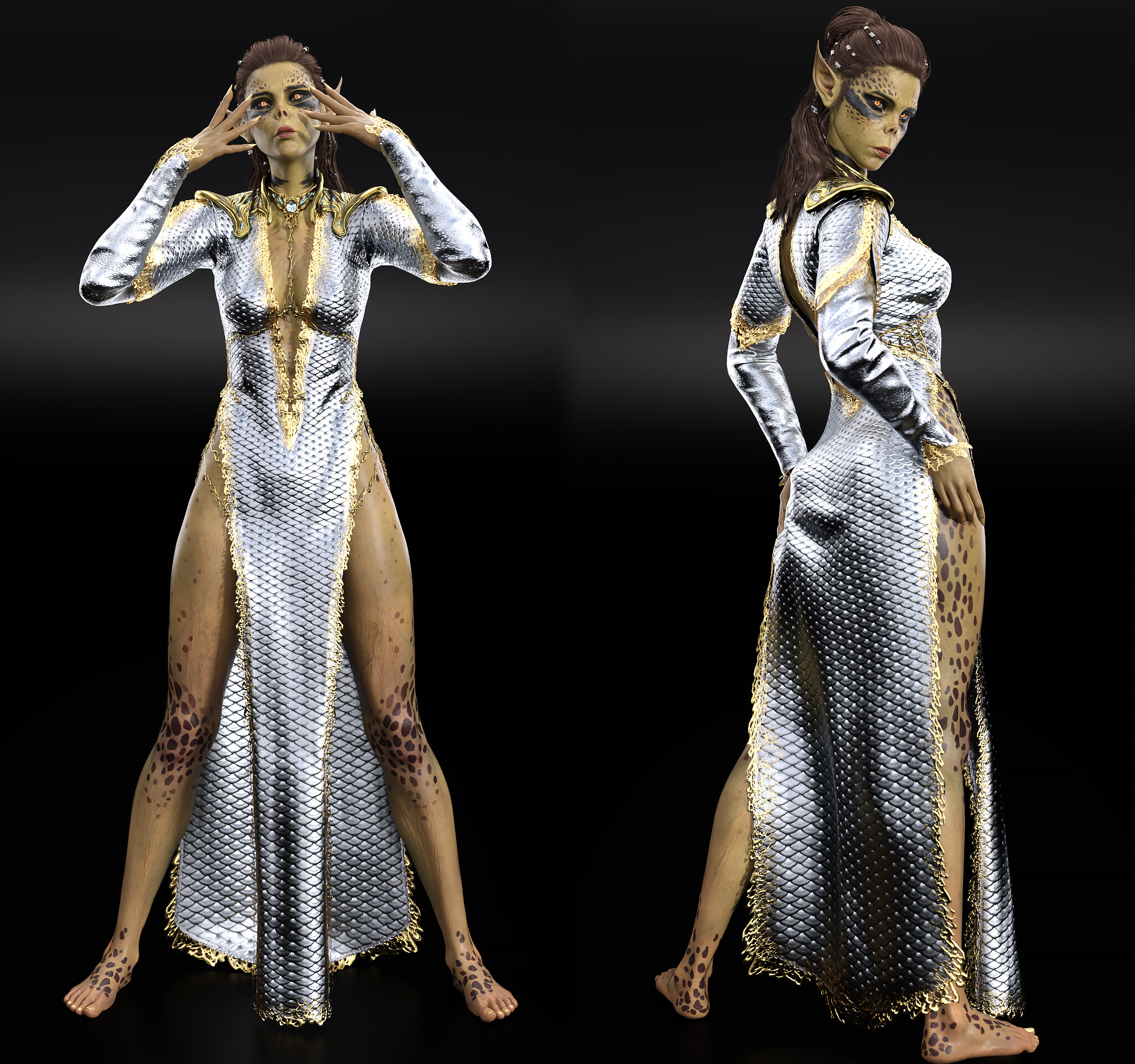 dForce Wavemother s Robe for Genesis 8 Female 1711538181