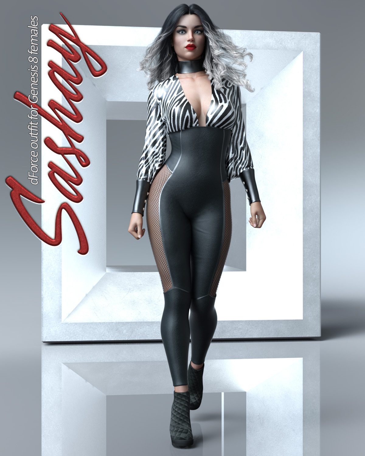 Sashay dForce pantsuit for Genesis 8 Female s 1711829070