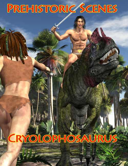 Prehistoric Scenes: Cryolophosaurus