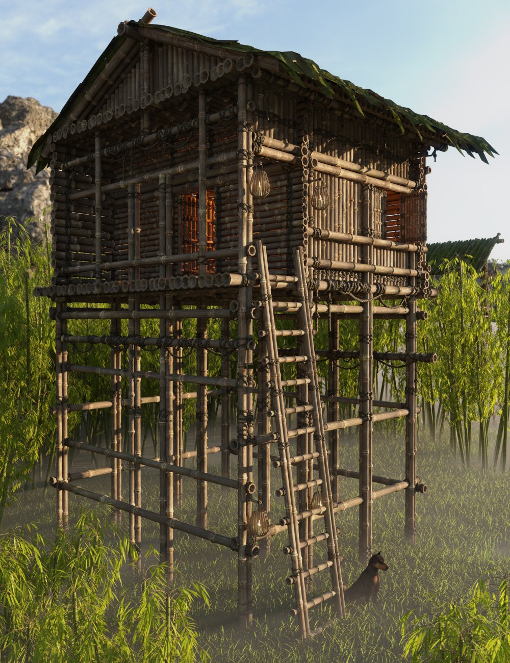 Bamboo Watchtowers 1711877605