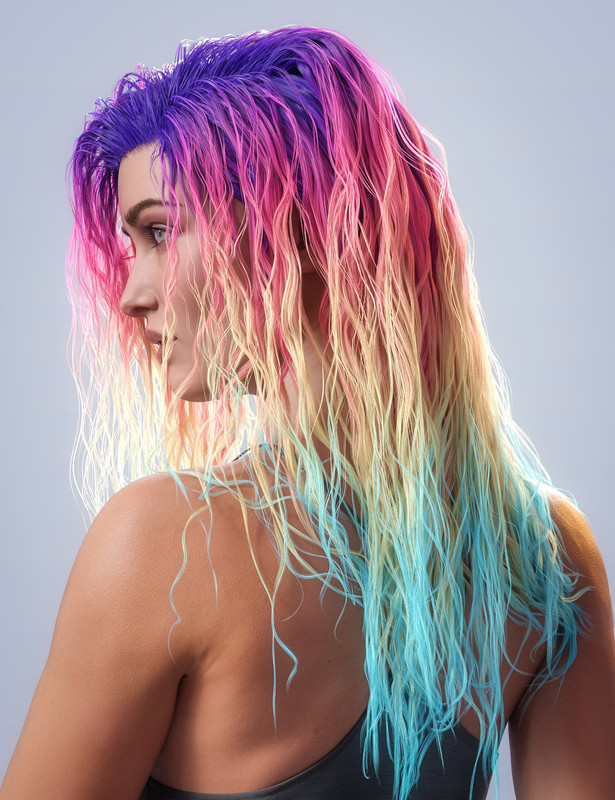 Rainbow Hair – Iray Shaders REPOST