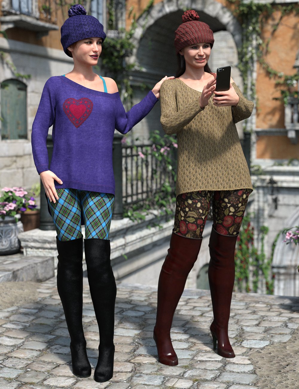 dforce spice of fall outfit textures 00 main daz3d 1 1711985350