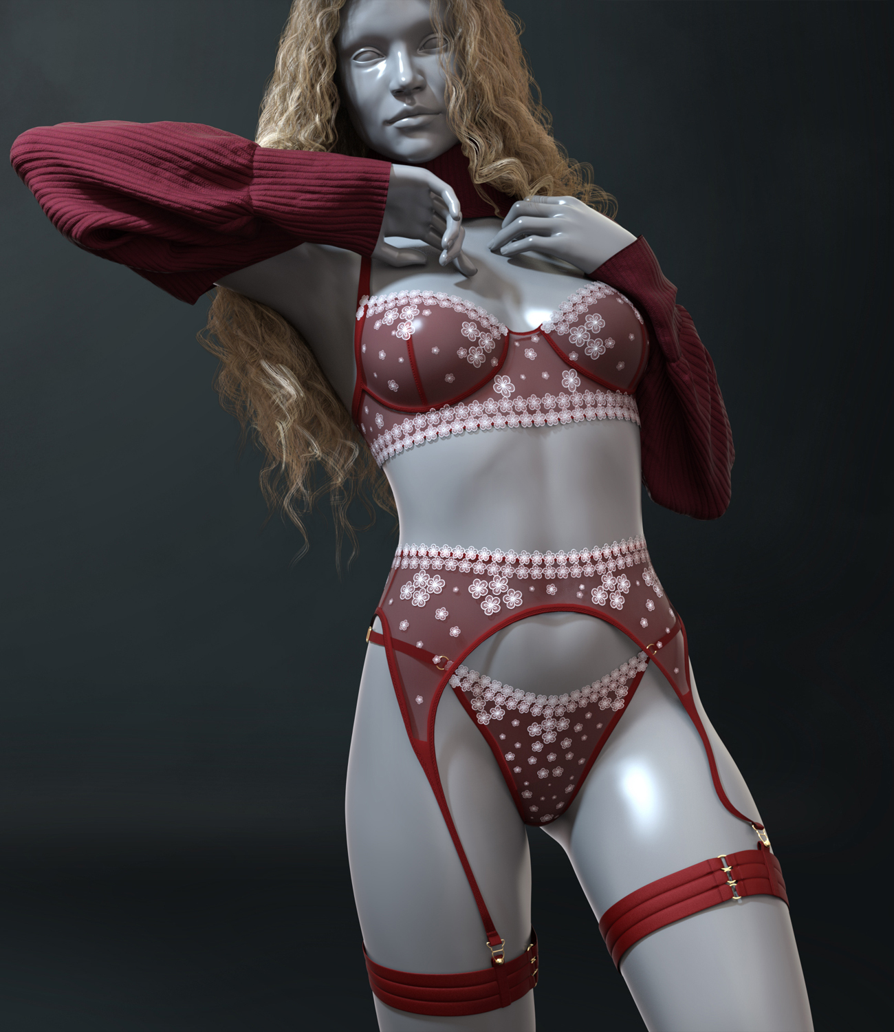 Sexy Underwear dForce outfit for Genesis 8 8 1 Females 1712058762