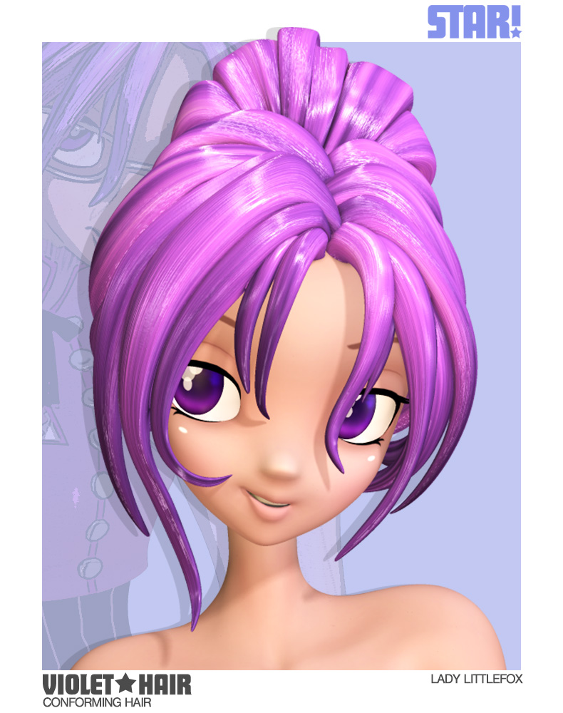 Violet Hair for Star!