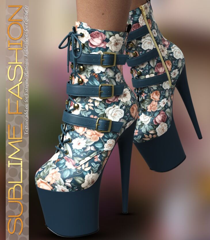 Sublime Fashion for Extreme Platform Ankle Boots for G8F G9 1713203794