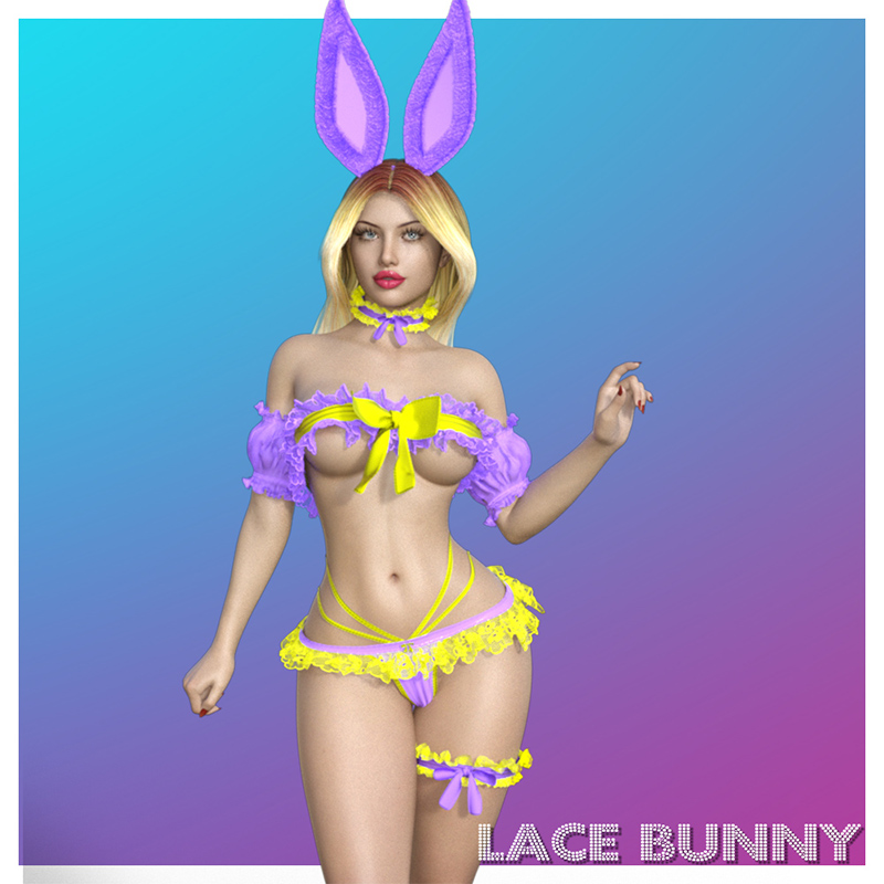 LACE BUNNY OUTFIT 1713284790
