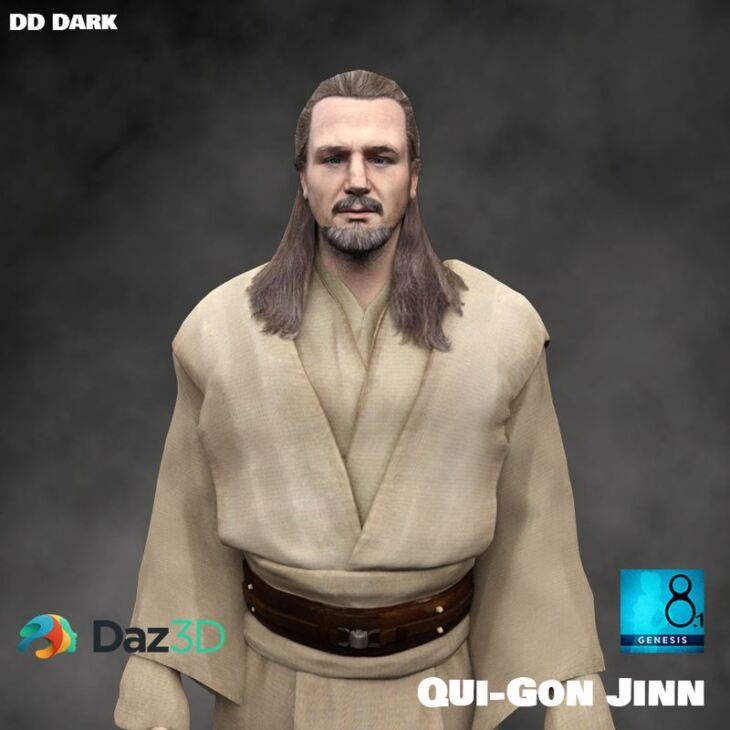 Qui Gon Jinn for Genesis 8 1 Male 1714508373