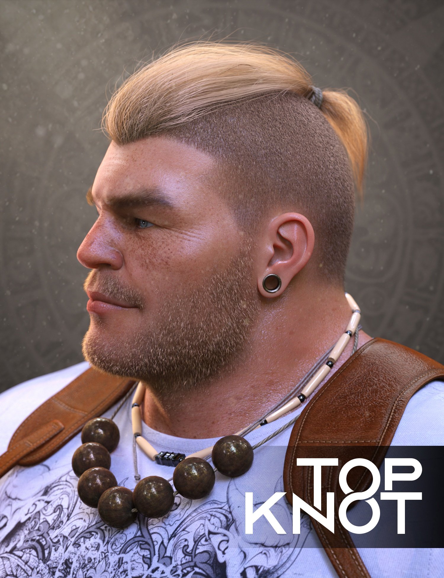 top knot hair and beard for genesis 3 and 8 00 main daz3d 1715464214