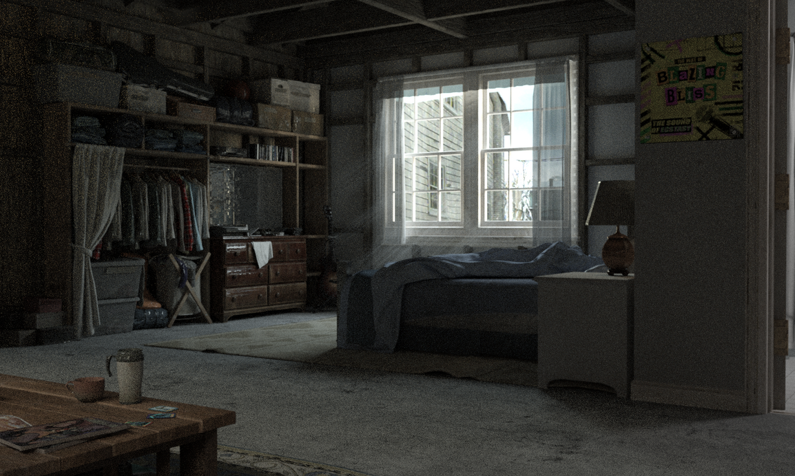 TLoU2 Ellie’s Room Daz Environment 2025 - Free Daz 3D Models