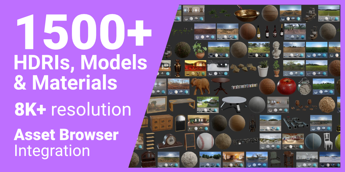 Poly Haven Asset Browser V1.1.7 (Blender 4.1) 1 Poly Haven Asset Browser V1.1.7 (Blender 4.1)