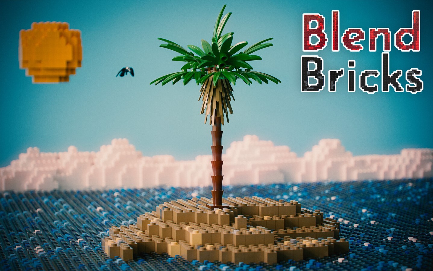 Blendbricks V2.2 - Photorealistic Abs Plastic Lego® For Blender + Free Dirt Generator: Turn Anything Into Lego®