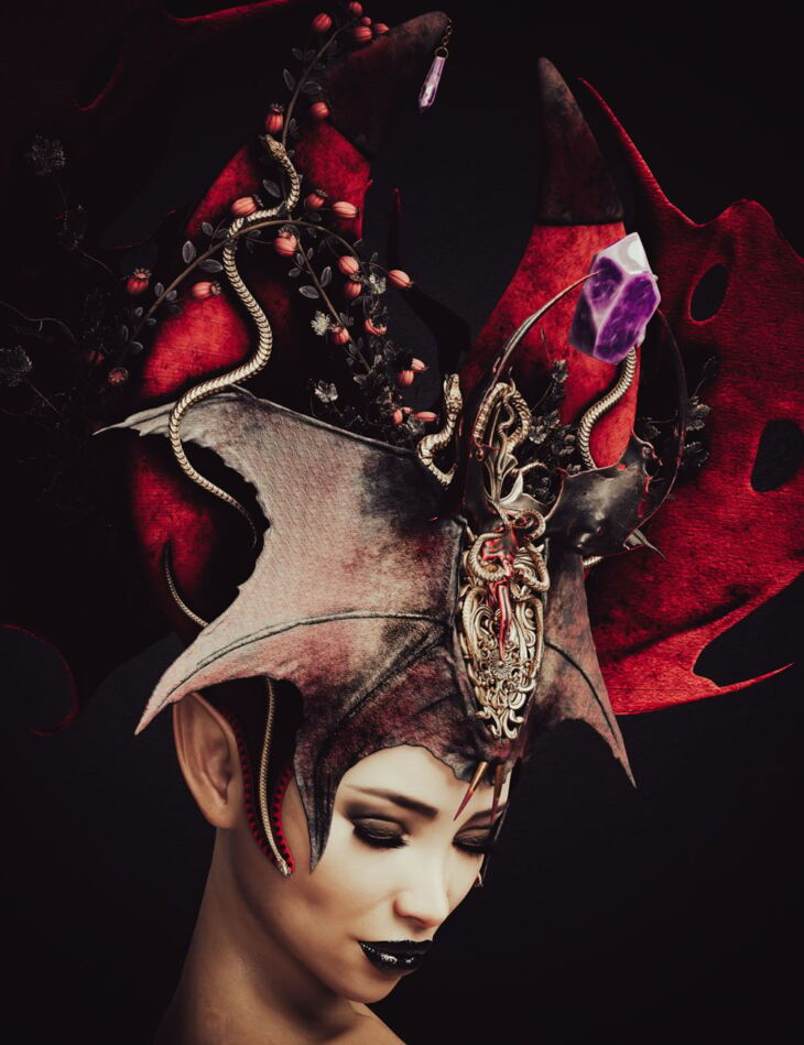 Doamna Dracula Headdress For Genesis 9 8 18 1721325956