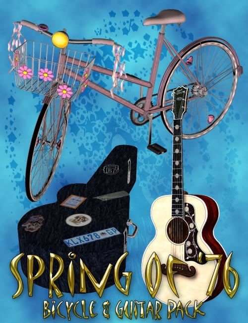 spring of 76 bicycle and guitar set large 1722156525