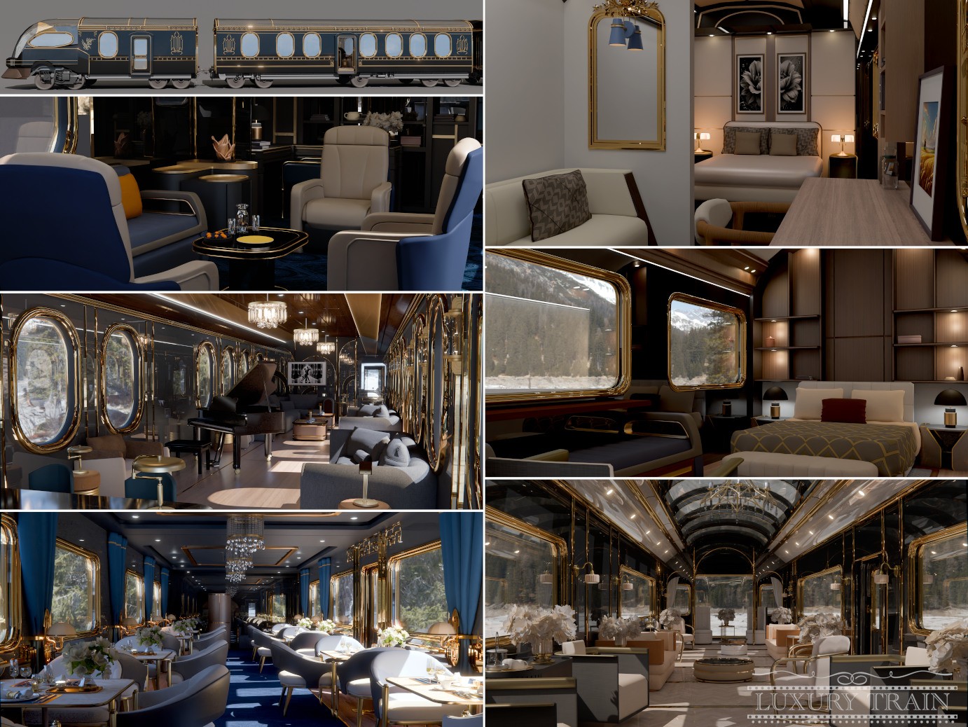 Luxury Train 2025 - Free Daz 3D Models