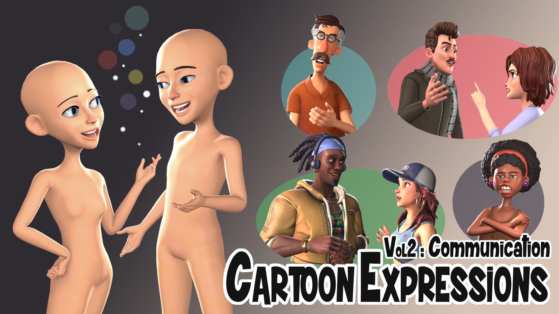Cartoon Expressions Vol2 Communication 1725616784