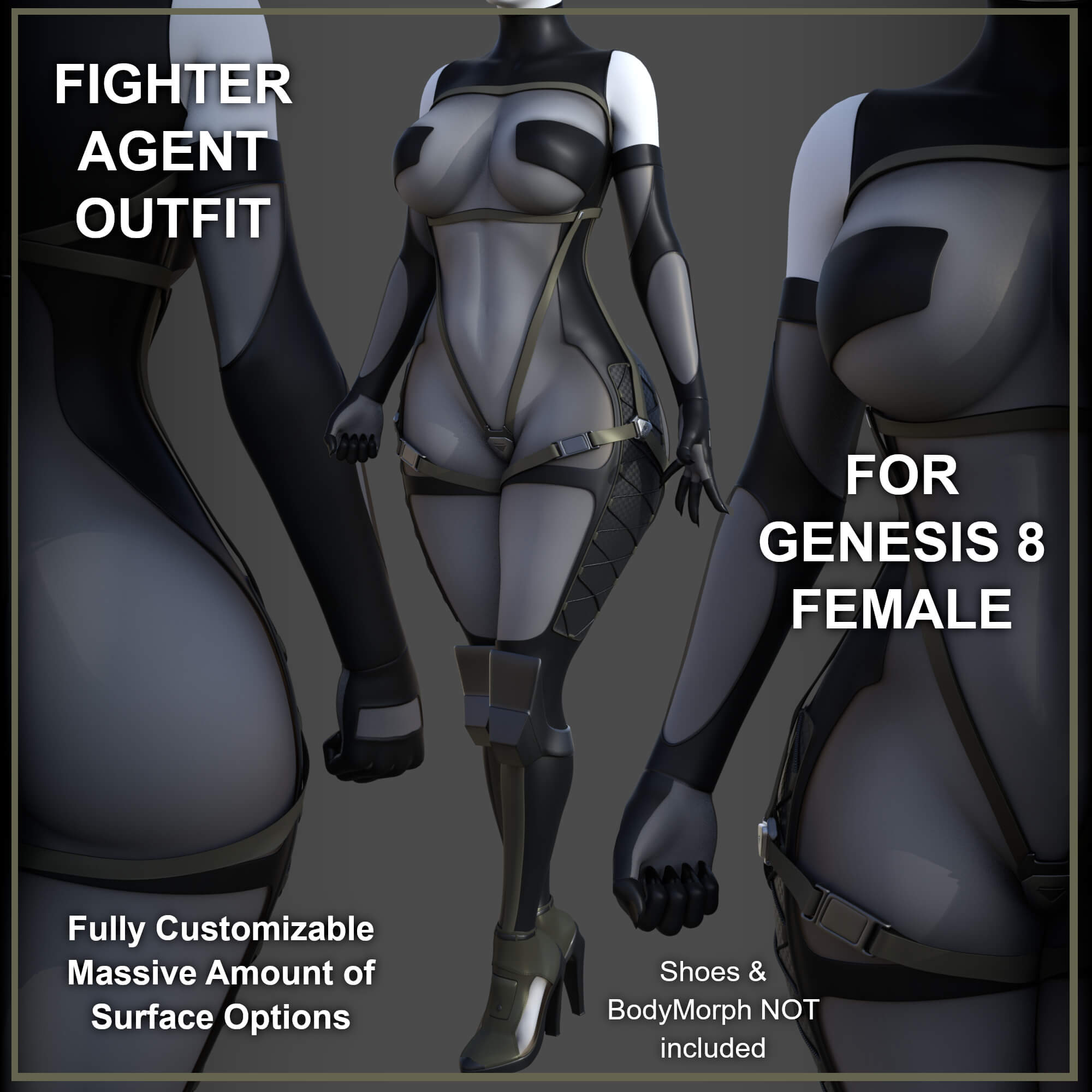 fighter agent outfit for genesis 8 female 01 1726485162