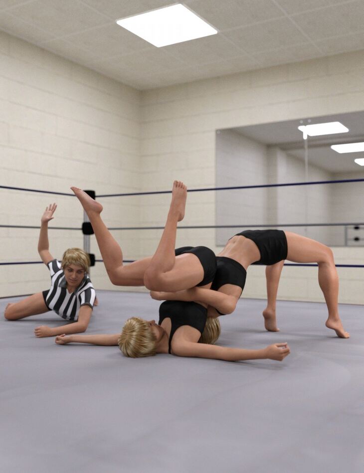 Pro Style Wrestling Poses for Genesis 8 Female 1726873074