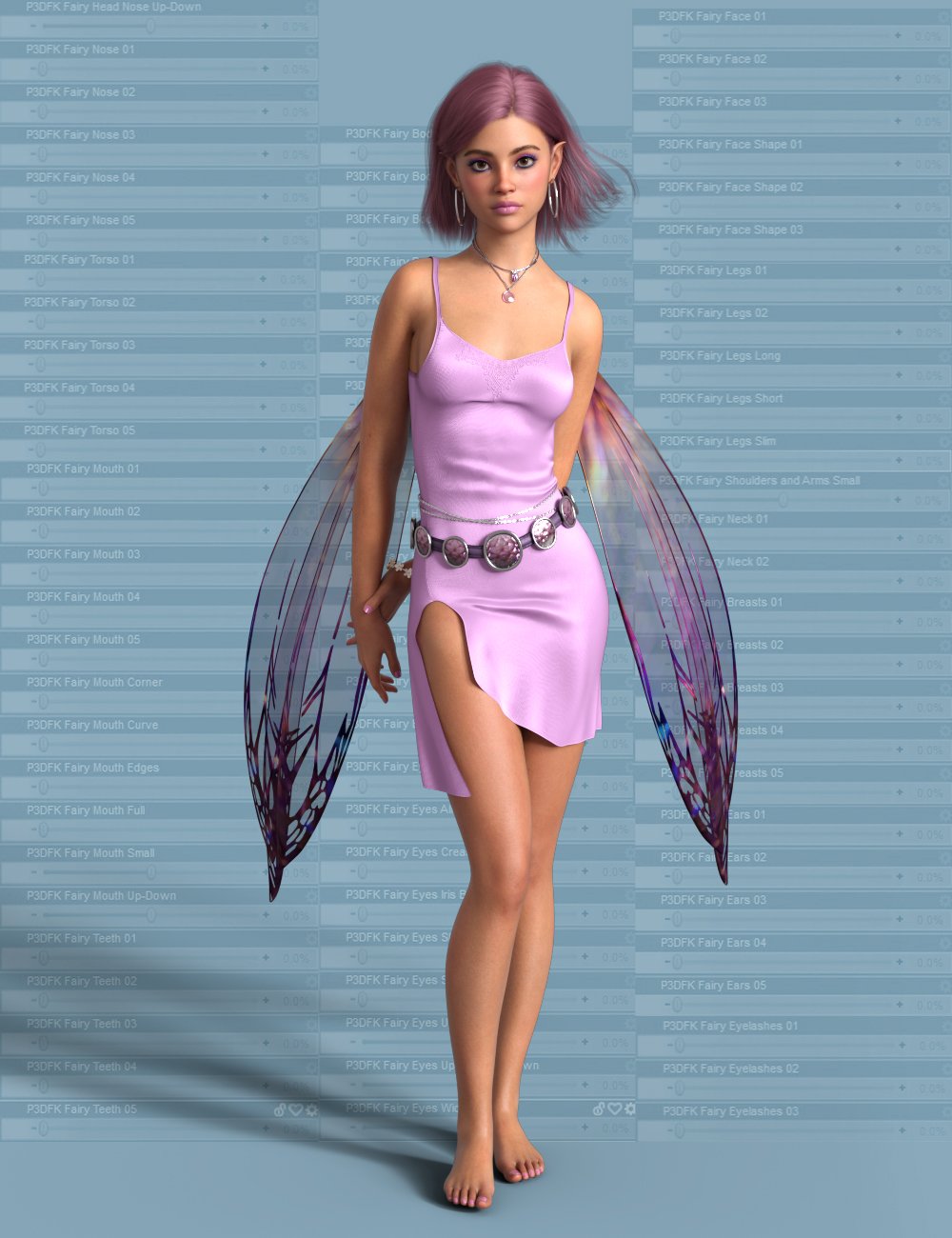 The Look Fairy Shaping Kit For Genesis 9 Feminine 2025 - Free Daz 3D Models