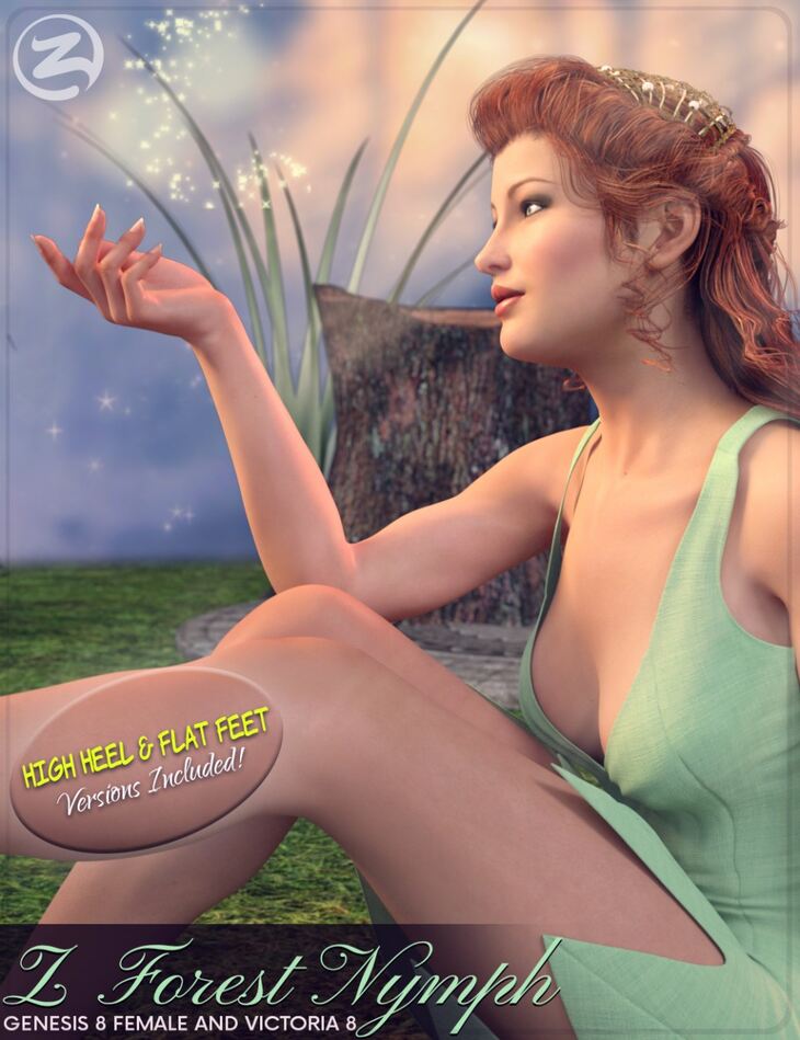 Z Forest Nymph Poses for Genesis 8 Female and Victoria 8 1726926913