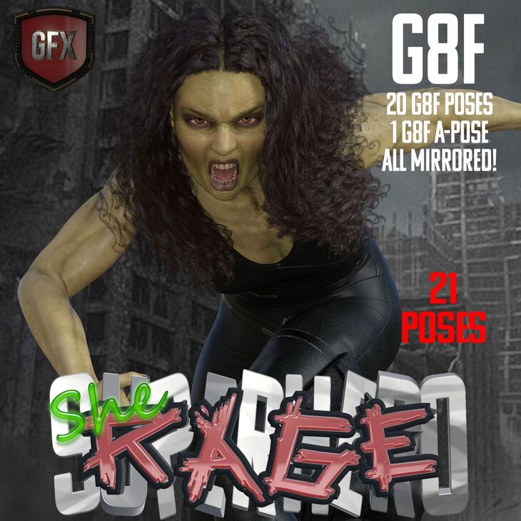 SuperHero She Rage for G8F Volume 1 1727043427