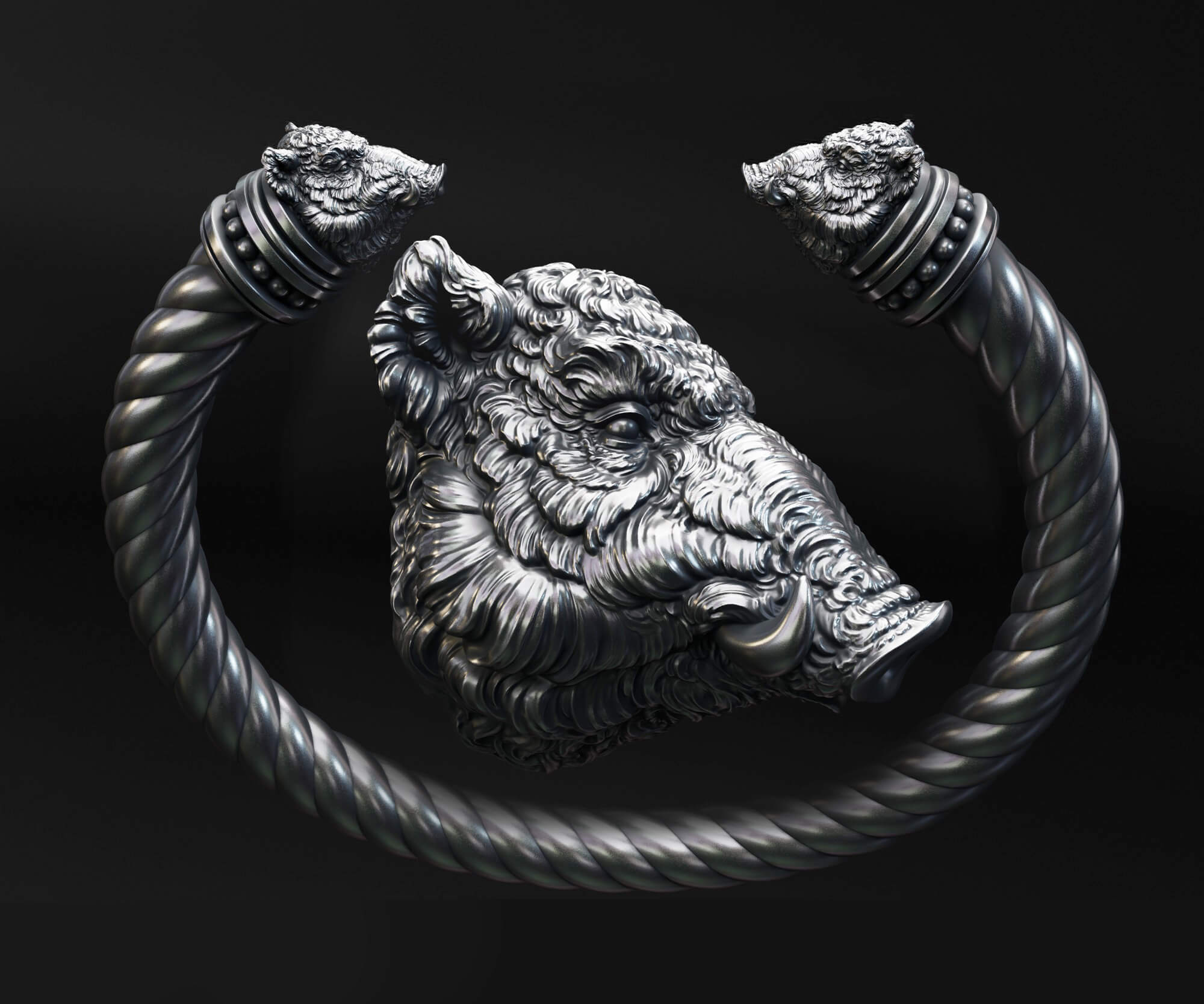 Bracelet Wild Boar Head and Pendant - Vikings 3D Model 1 https://new.imagehostx.com/upload/2024/09/24/bracelet-wild-boar-head-and-pendant-vikings-01_1727176272.jpg