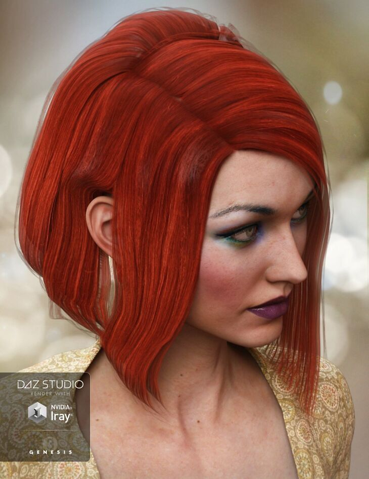 Ireland Hair for Genesis 3 Females 1727763293