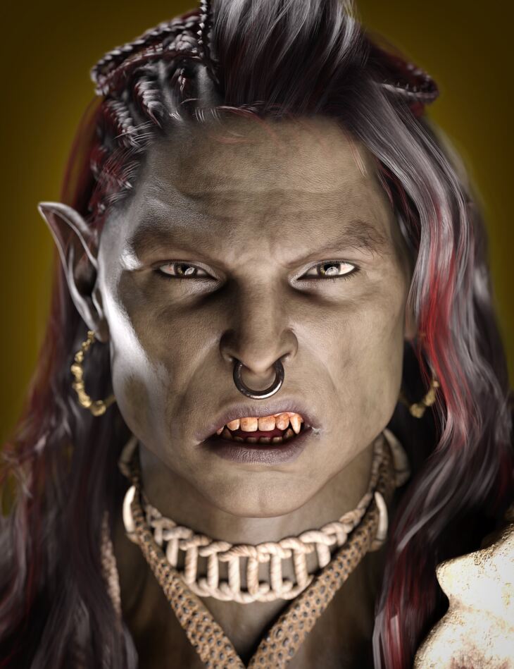 Norba the Orc HD for Genesis 9 1727953520