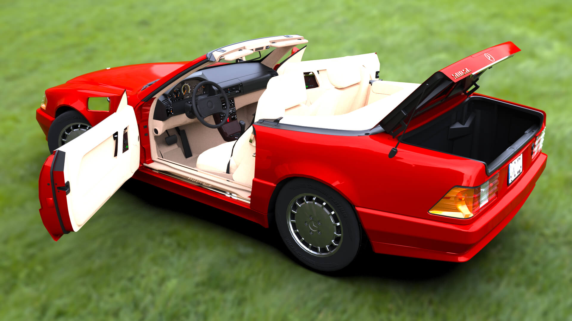 Mercedes Bundle for DAZ Studio 44 mercedes benz sl 1990 07 1728281202