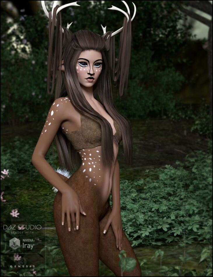 Forest Fantasy Fawna for Genesis 3 Female s 1728693625